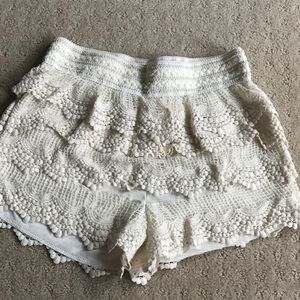 Women's crochet shorts